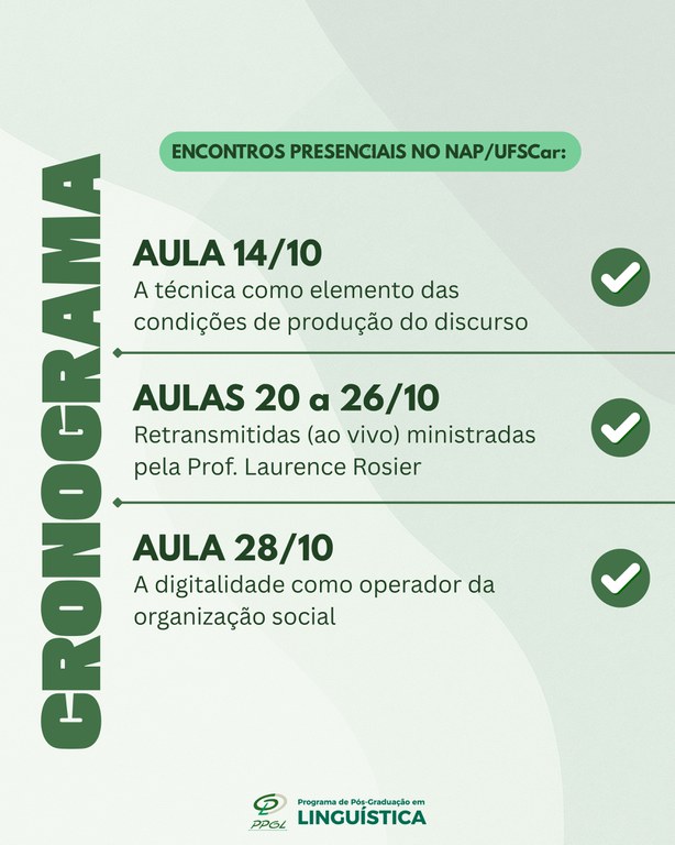 Disciplina Tópicos Avançados 3