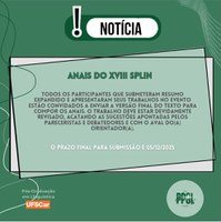 Anais do XVIII SPLin