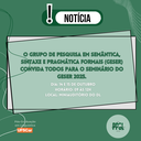 Seminário do GeSER 2025