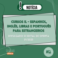 Cursos IL - Espanhol, Inglês, Libras e Português para estrangeiros