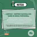 I SINPOLIC – Simpósio Nacional dos Países de Língua Portuguesa.