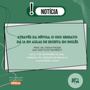 Palestra – Através da névoa: o uso sensato da IA em aulas de escrita em inglês