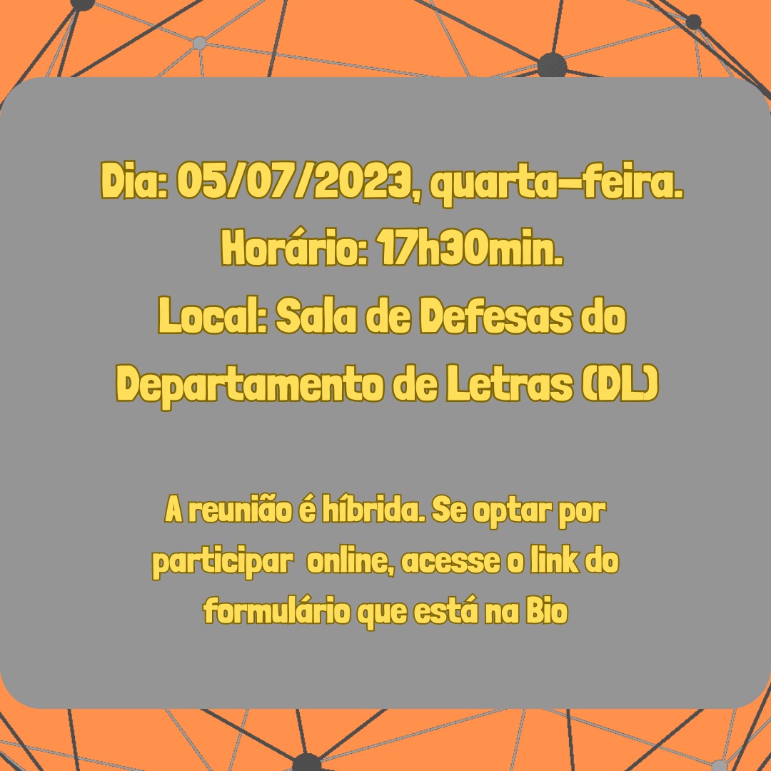 Reunião de Grupo - GESER - data e horário