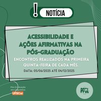 Acessibilidade e ações afirmativas na pós-graduação