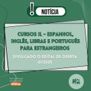Cursos IL - Espanhol, Inglês, Libras e Português para estrangeiros