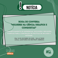 Observatório Mulheres UFSCar promove roda de conversa "Mulheres na Ciência: desafios e conquistas"