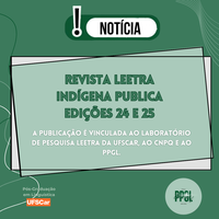 REVISTA LEETRA INDÍGENA PUBLICA EDIÇÕES 24 E 25