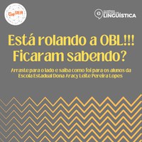 Alunos da Escola Estadual Aracy Lopes participam da Olimpíada de Linguística