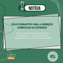 Convite – Ciclo Formativo para Inserção Curricular da Extensão