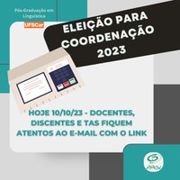 Eleição da Coordenação do PPGL - 2023/2025