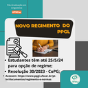 Entra em vigor o Novo Regimento do PPGL Entra em vigor o Novo Regimento do PPGL