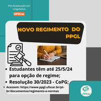 Entra em vigor o Novo Regimento do PPGL