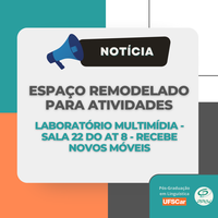 Espaço remodelado para atividades