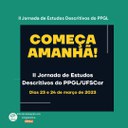 II Jornada de Estudos Descritivos do PPGL - UFSCar