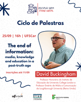 Palestra sobre Fake News com o professor David Buckingham
