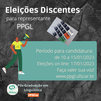 PPGL Lança edital para eleição de representantes discentes