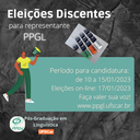 PPGL Lança edital para eleição de representantes discentes