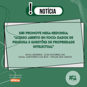 SIBi promove mesa-redonda sobre dados de pesquisa e propriedade intelectual