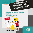 Tem início processo eleitoral pra representante discente Tem início processo eleitoral pra representante discente
