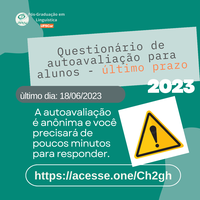 Última oportunidade para responder o questionário de autoavaliação